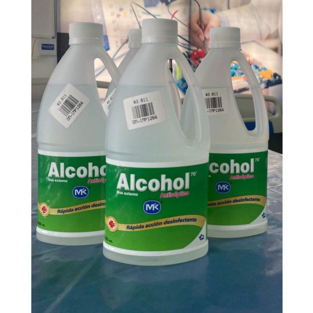 Alcohol antiséptico MK