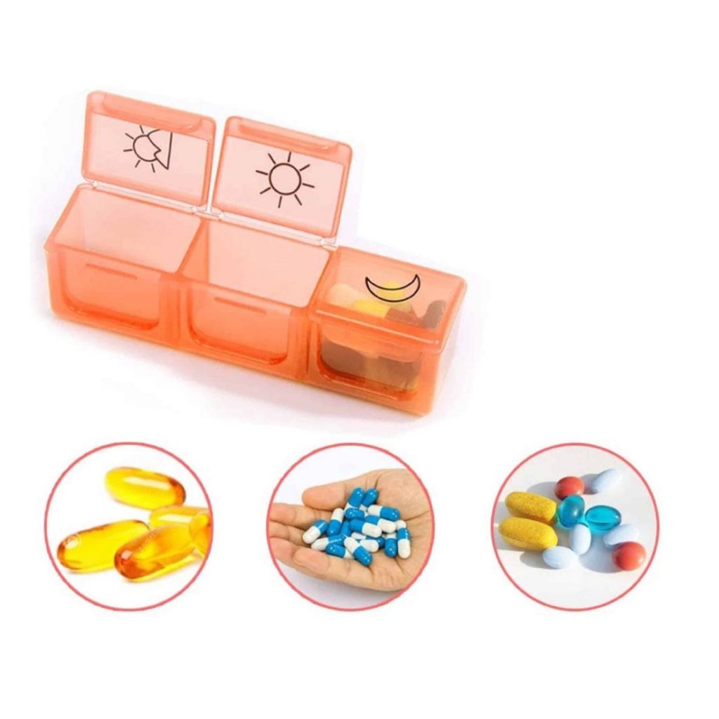 Pastillero 3 tomas por día