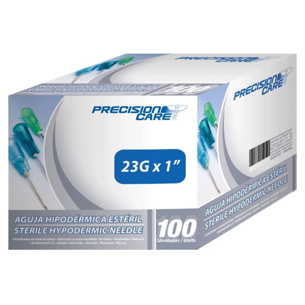 Agujas hipodérmicas estéril