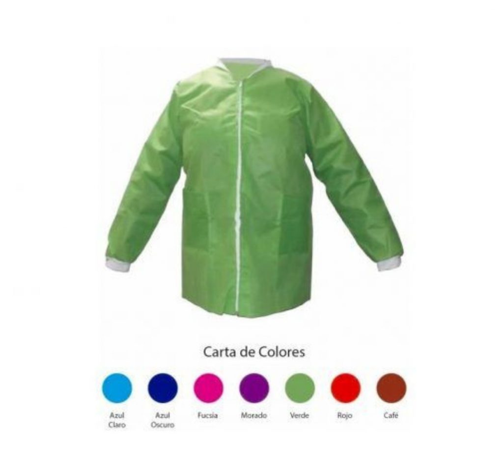 Bata desechable manga larga