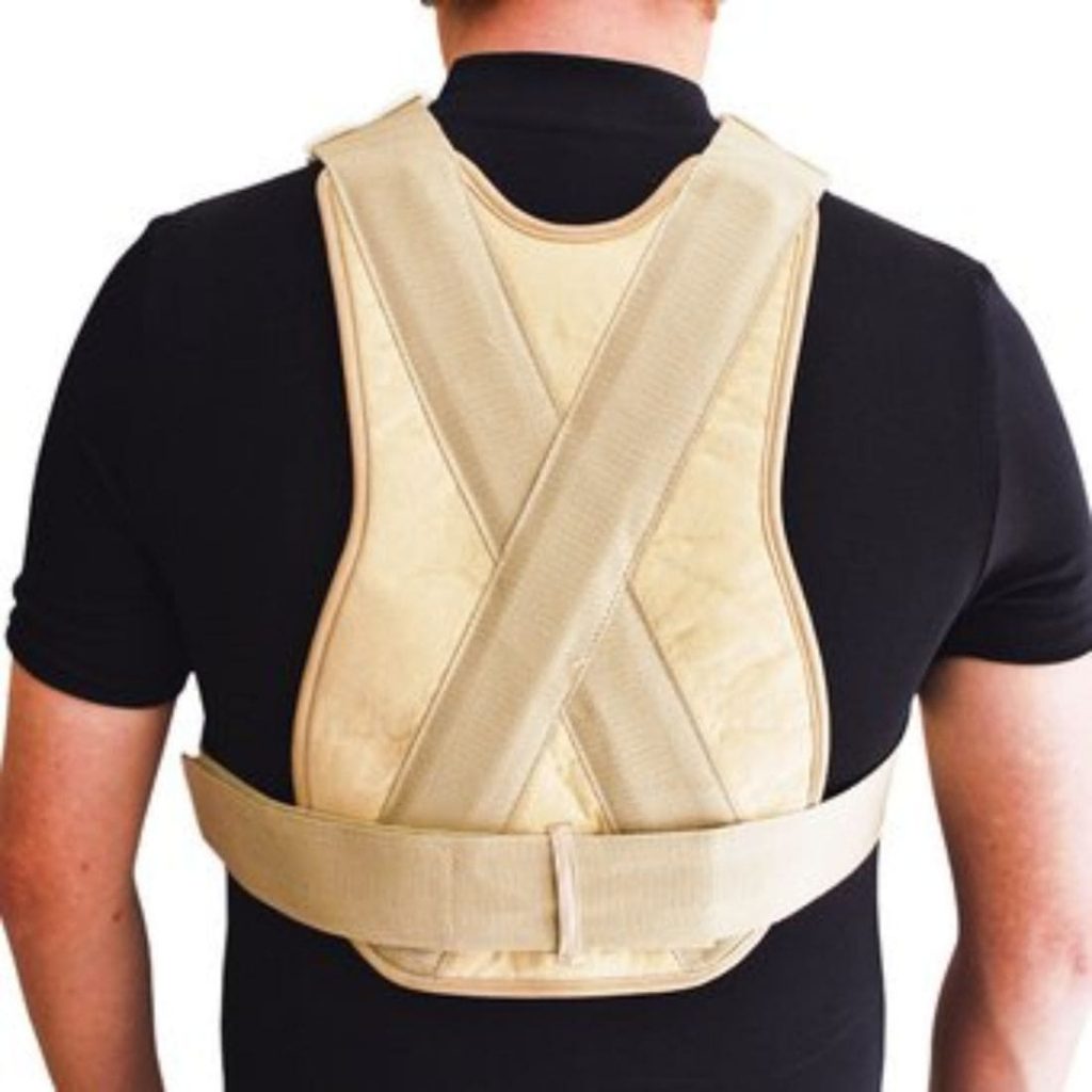 Corrector de postura masculino