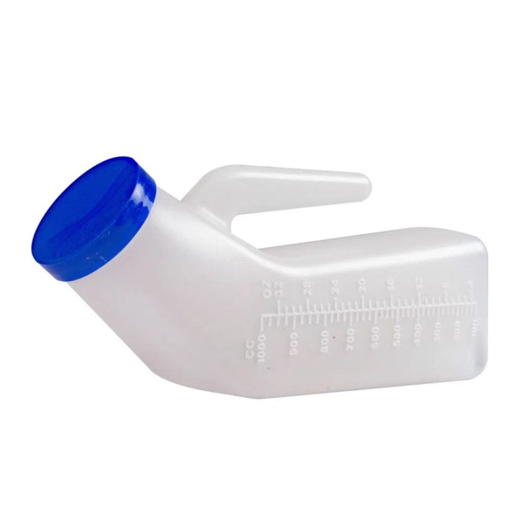 Pato orinal plástico hombre